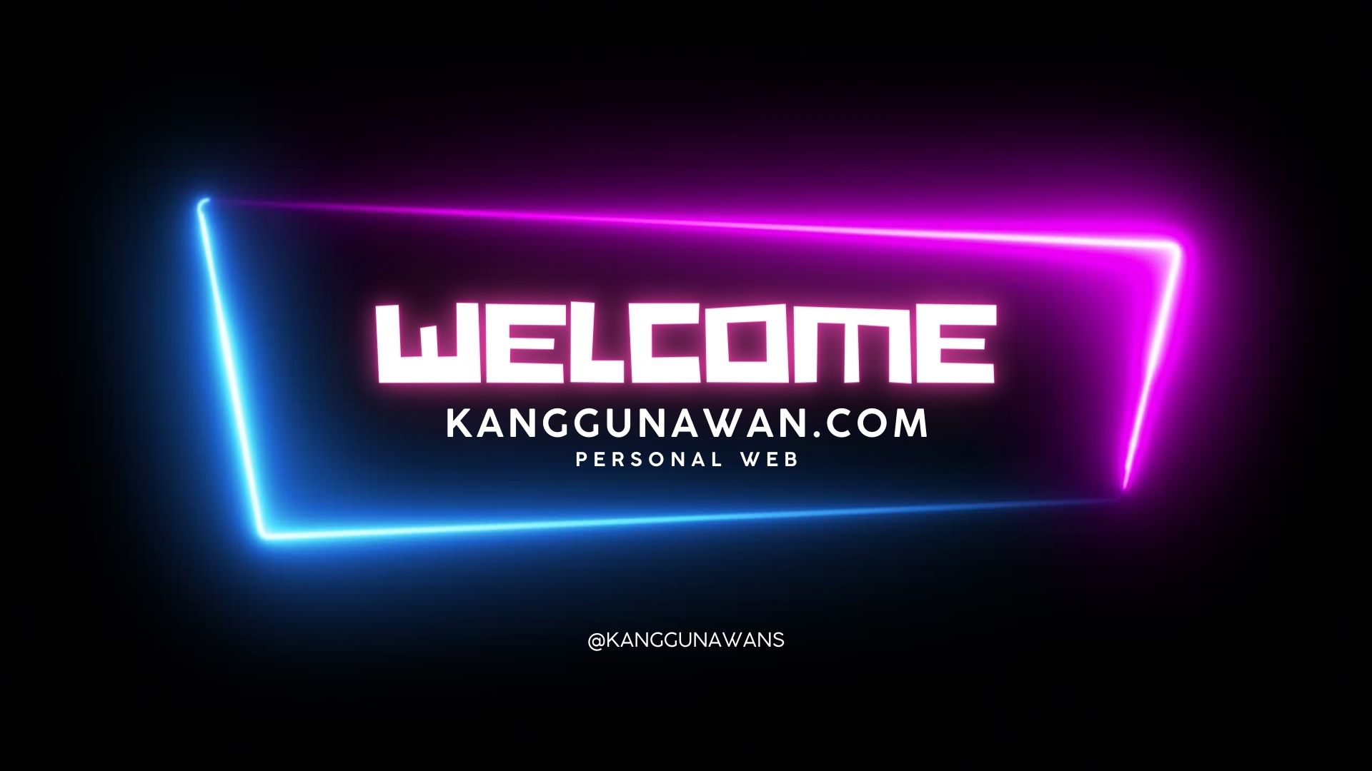 Welcome Kang Gunawan dot com
