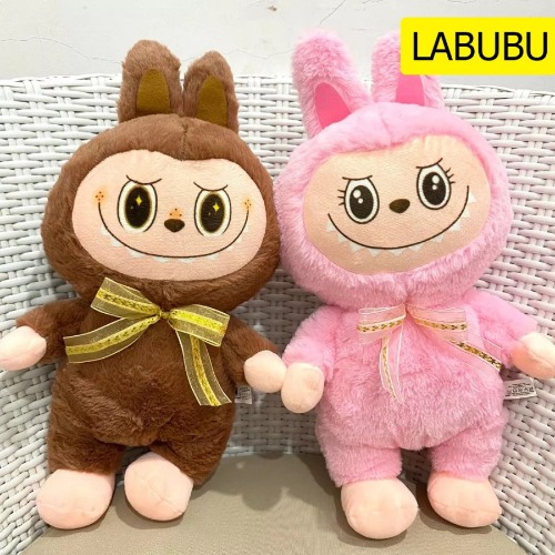 Boneka Labubu The Monsters Macarone Kawai Ukuran L Berlebel SNI Labubu The Monsters Exciting Macaron