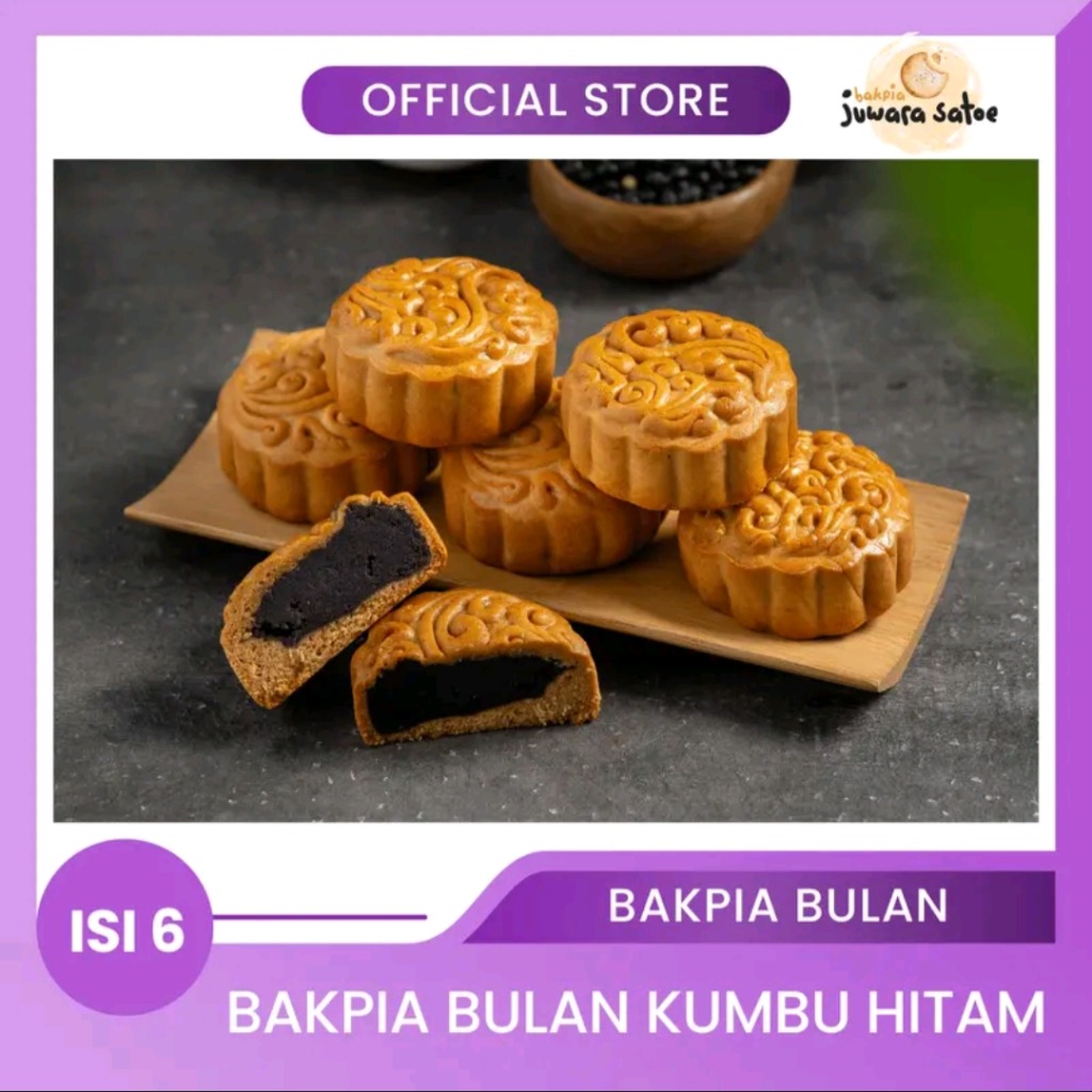 Bakpia Bulan Kumbu Hitam Juwara Satoe