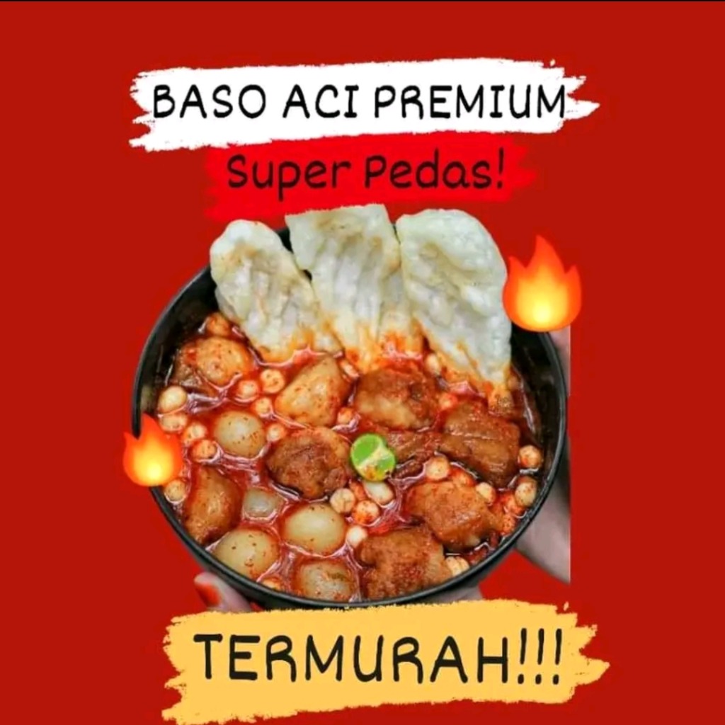 Baso Aci Premium Satuan Super Pedas