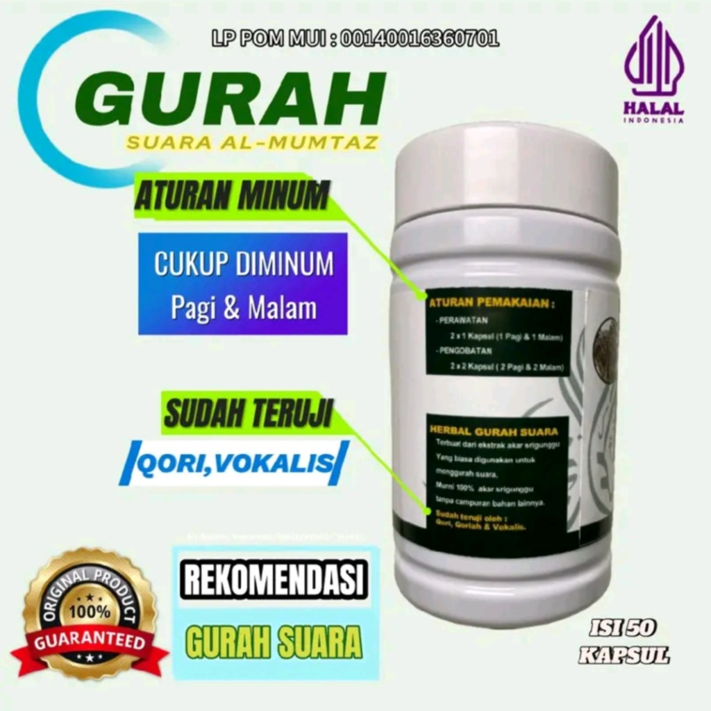Kapsul Gurah Suara Al-Mumtaz